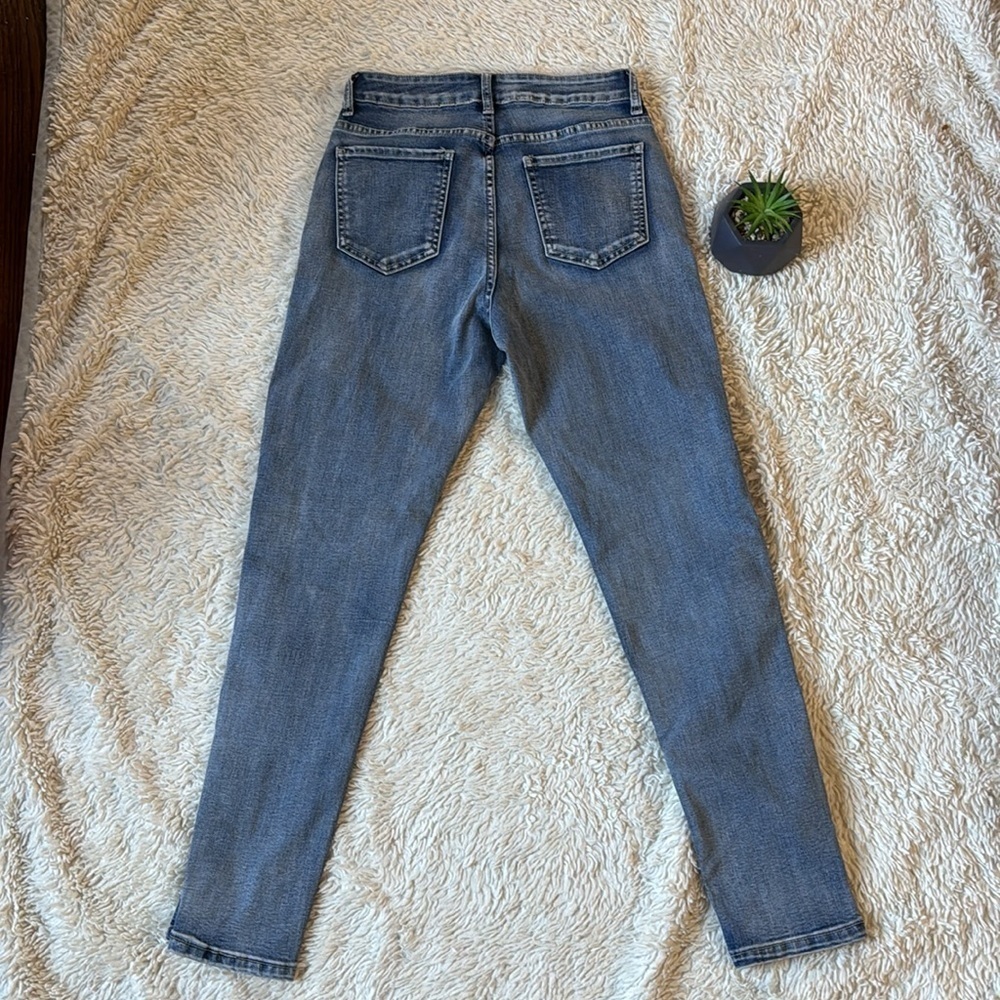 Hayden Stretch Snap Contrast Panel Jeans Size Small - Picture 13 of 15